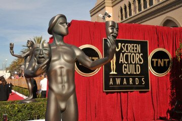 LOS ANGELES, CA - JANUARY 29: The Actor statue displayed at The 18th Annual Screen Actors Guild Awards broadcasted on TNT/TBS at The Shrine Auditorium on January 29, 2012 in Los Angeles, California. (Photo by Lester Cohen/WireImage) 22005_007_LC_0002.JPG