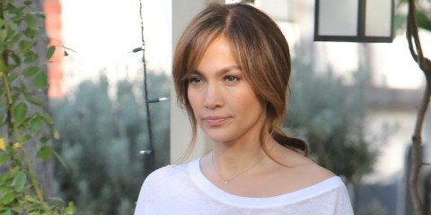 Jennifer Lopez filming 'The Boy Next Door' in Hollywood