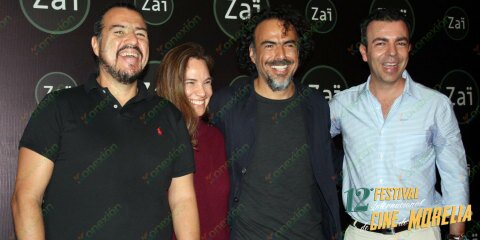 Jorge Mondragón, Daniela Michel, Alejandro González Iñárritu y Alejandro Ramírez