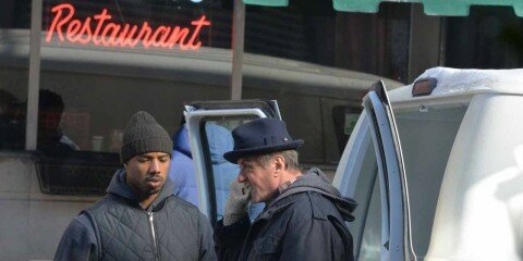 The set of the new Rocky movie 'Creed'